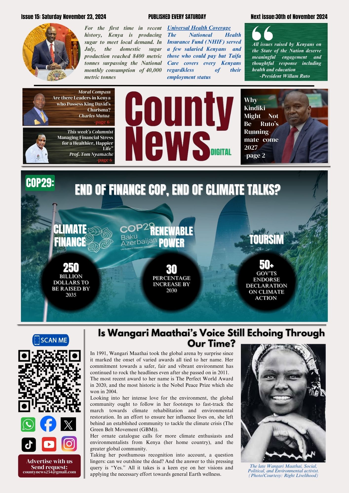 End of Finance COP, End of Climate Talks? (County News Digital)