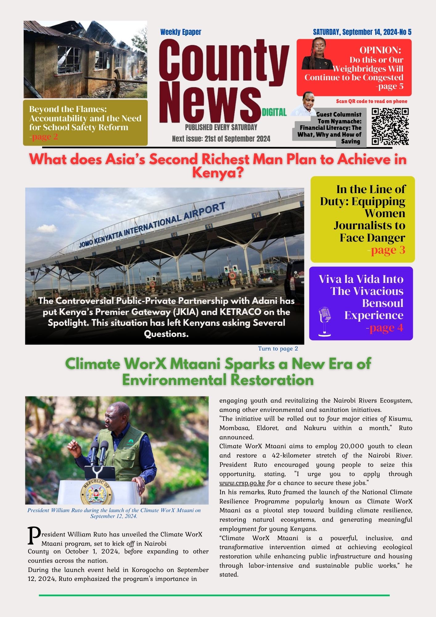 County News digital: "This is what I will achieve!", Asia's billionaire